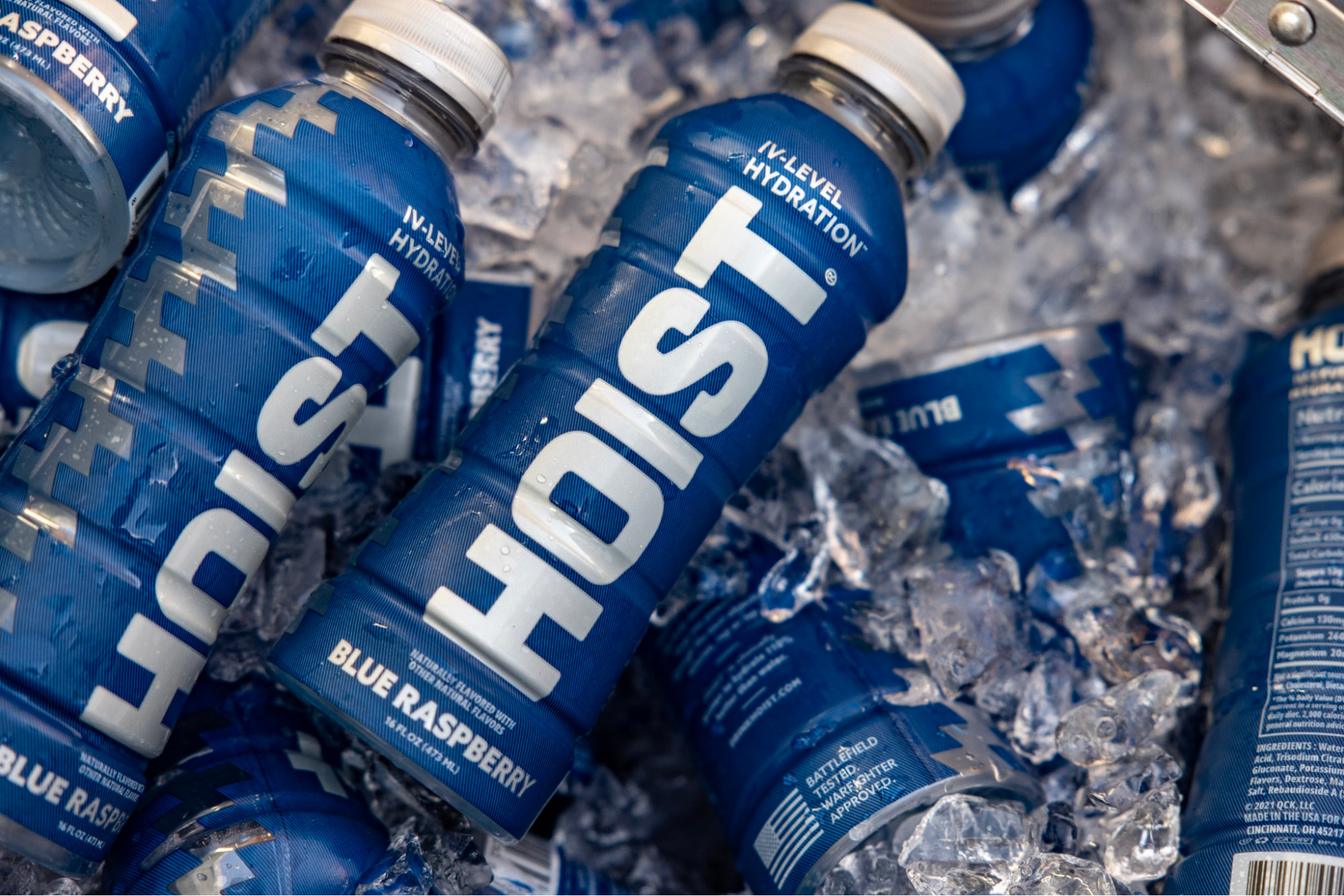 Hoist Electrolyte Bottles on Ice