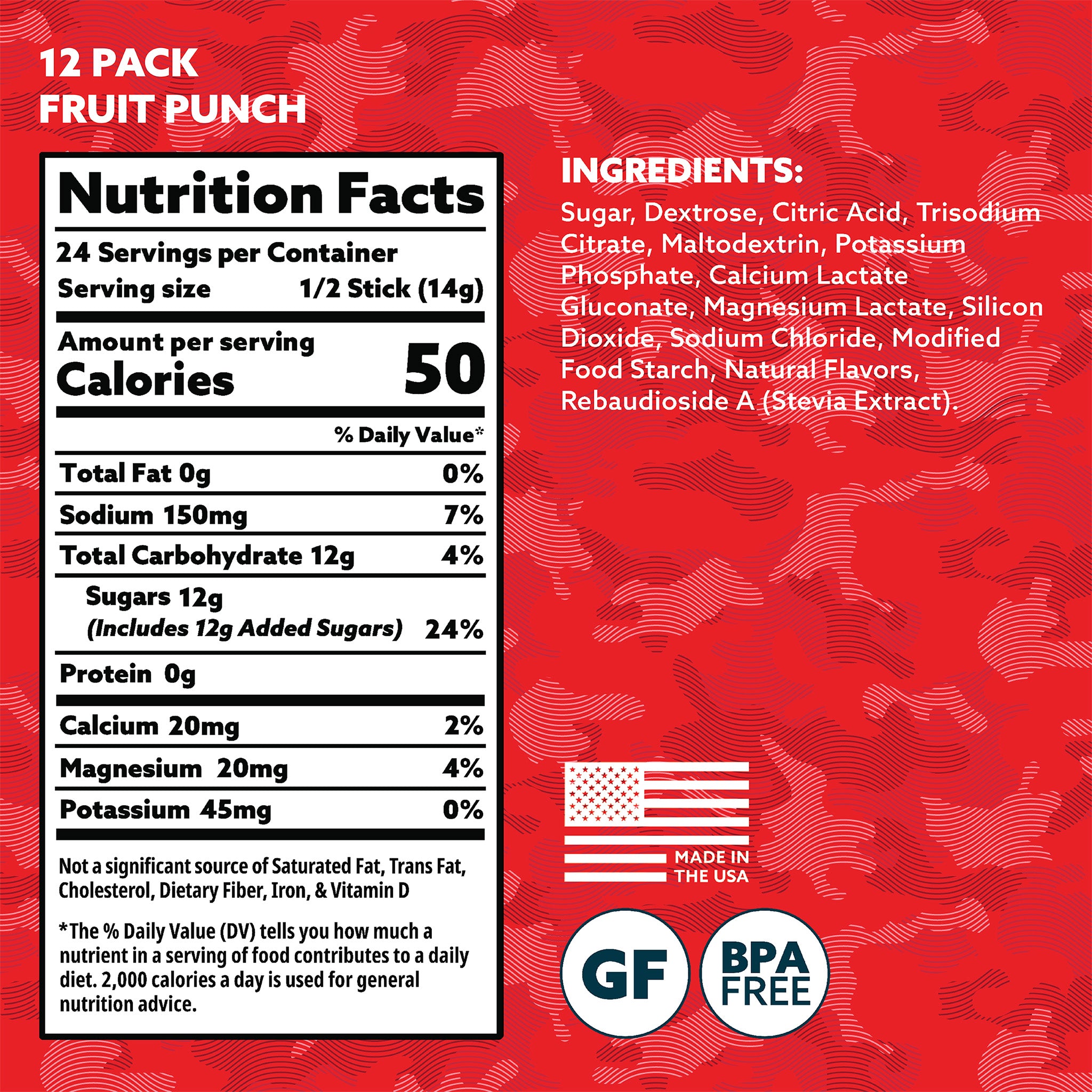 Fruit Punch Powder Stick Pack