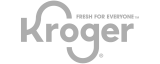 Kroger logo with tagline 'Purpose for Everyone' on a white background